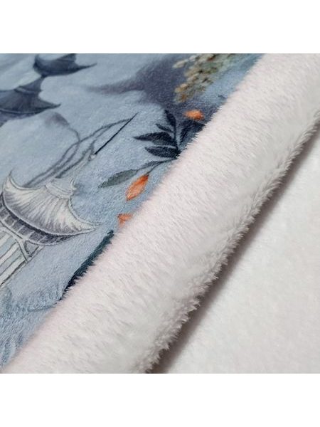 Dámský dlouhý župan s šálovým límcem Miya Japonská zahrada