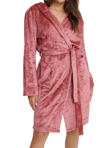 Dámský župan 41066 Glossy pink