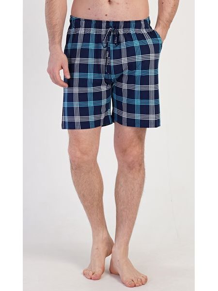 Pánské pyžamové šortky Patrik - tyrkysová