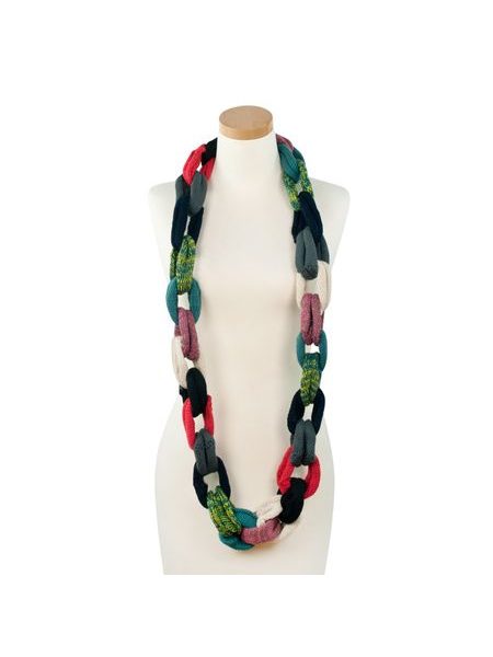 Dámský řetízkový šál - barevný