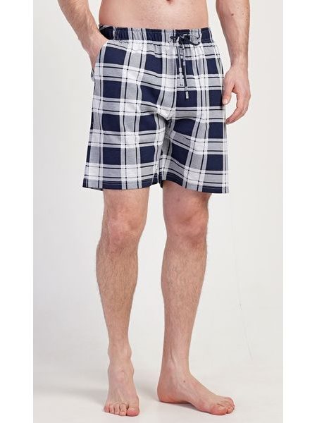 Pánské pyžamové šortky Edvard - tmavě modrá