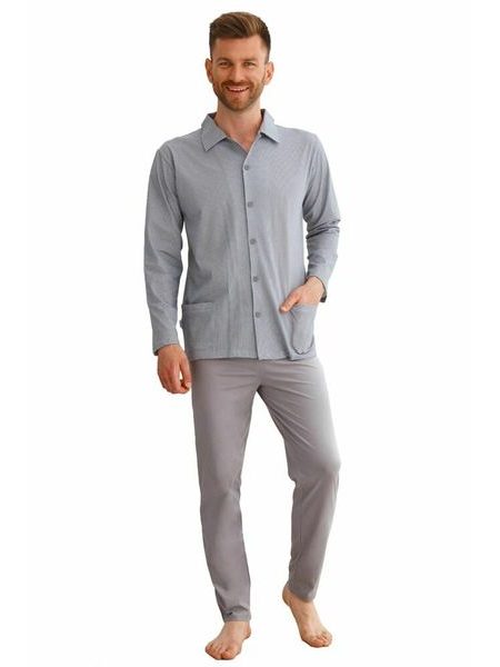 Pánské pyžamo Richard šedé