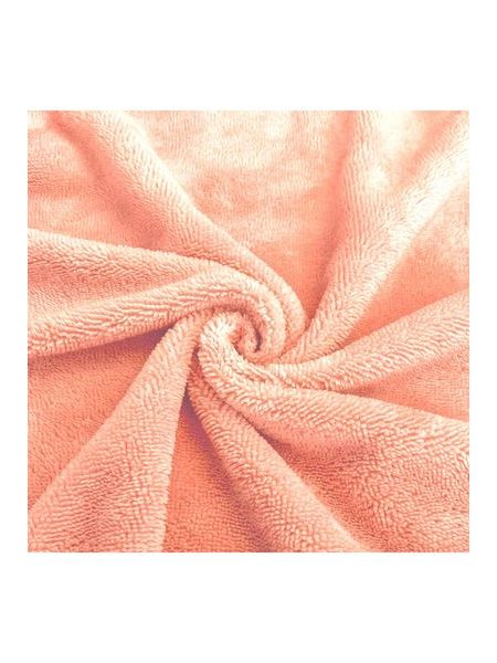 Dětský dlouhý savý župan s kapucí TAMPA lososová