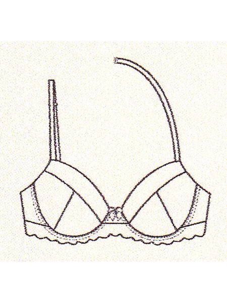 Podprsenka plunge CHANGE Camille nude