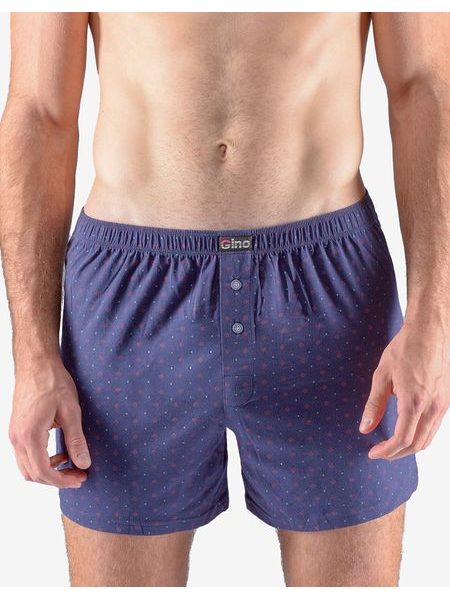 Pánské trenky volné bez zadního švu, šité, s potiskem 75188P - lékořice kofola