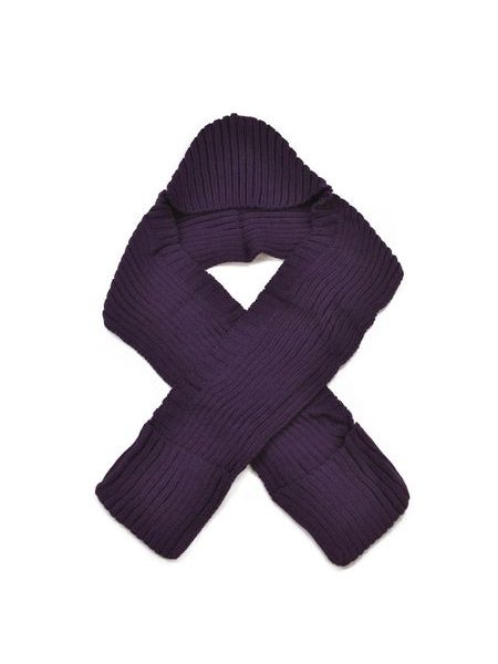 Šála - kapuce modrá