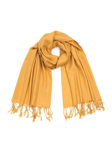 Klasická elegantní šála žlutá