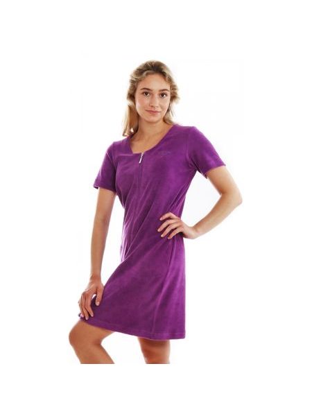 Dámské 3/4 šaty s krátkým rukávem BARI Sparkling grape