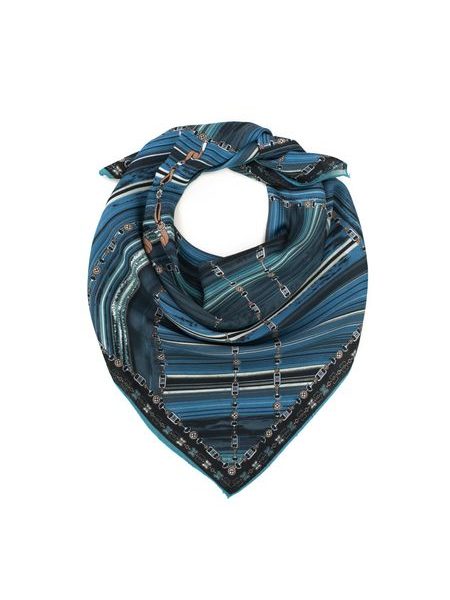 Krásný stínovaný šátek - fialová