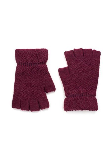 Rukavice bez prstů červené