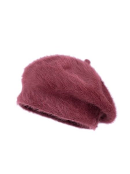 Baret s chloupkem tmavě šedý