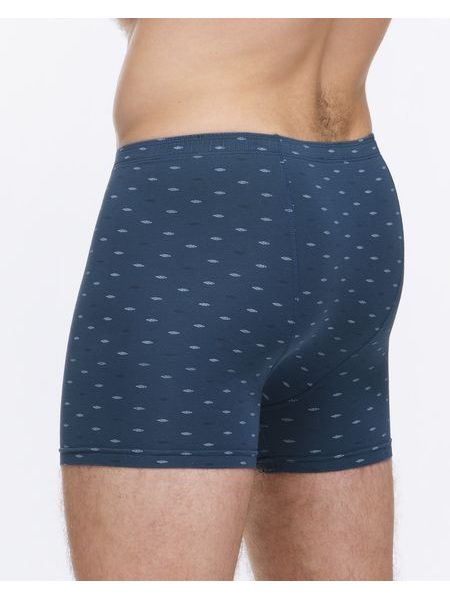 Boxerky s delší nohavičkou - Tmavý popel