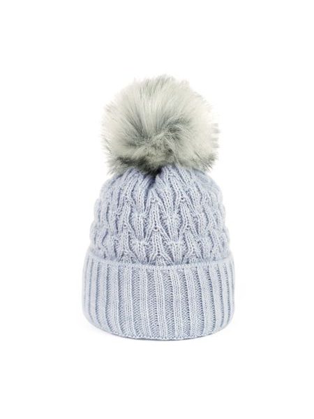 Čepice zelená s bambulí