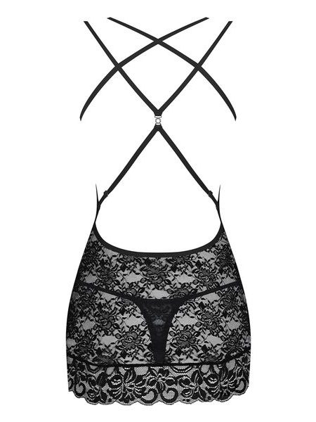 Erotická košilka 860-CHE black