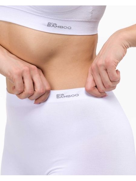 Boxerky se středně dlouhou nohavičkou EcoBamboo - Černá