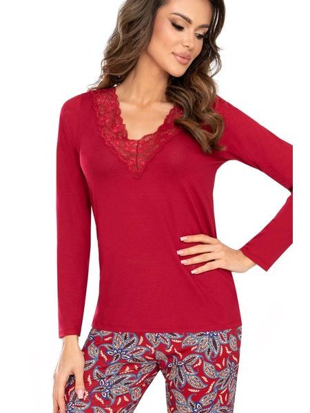 Dámské pyžamo Rita wine