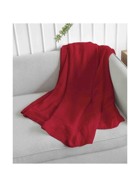 Deka 150x200 cm jednobarevná červená