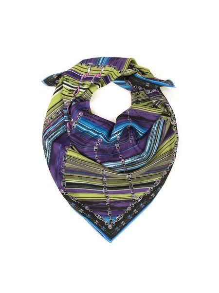 Krásný stínovaný šátek - fialová