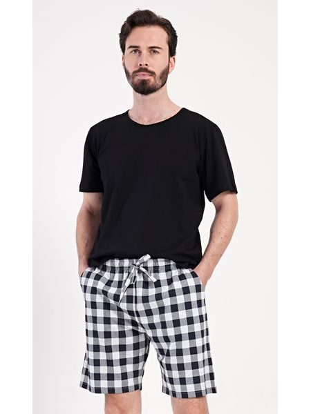 Pánské pyžamové šortky Alfréd - tmavě modrá