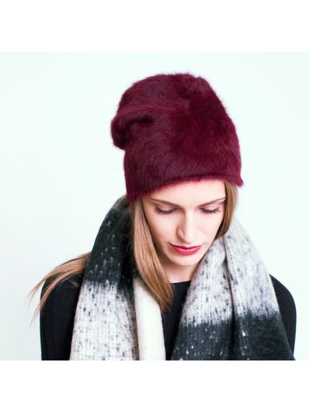 Červená huňatá houmleska