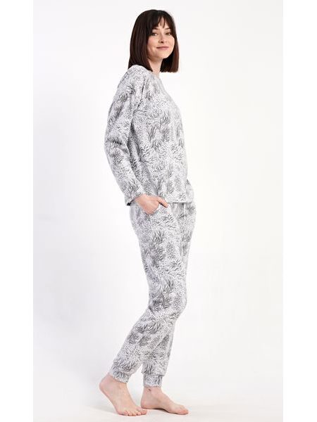 Dámské pyžamo dlouhé Sofia - šedá