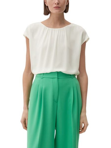 Dámská halenka s krátkým rukávem s.Oliver bílá