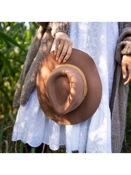 Podzimní dámský klobouk černý