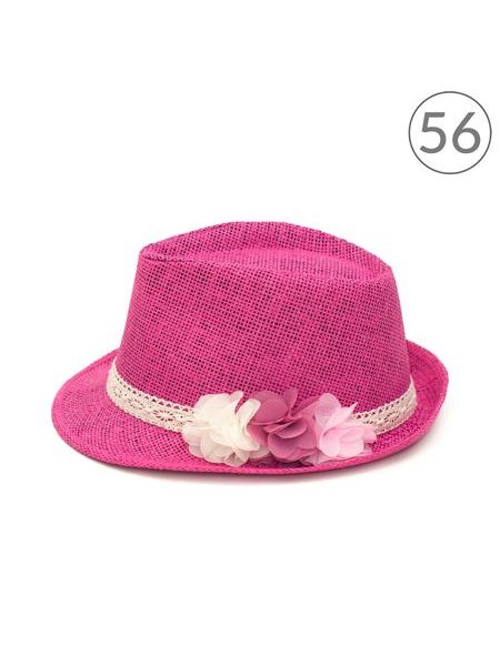 Trilby klobouk holčičí s květinami