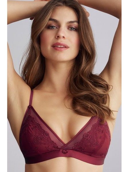 Podprsenka Britney Spears Endine tmavě červená