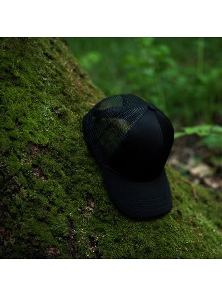 Letní čepice s kšiltem, černá