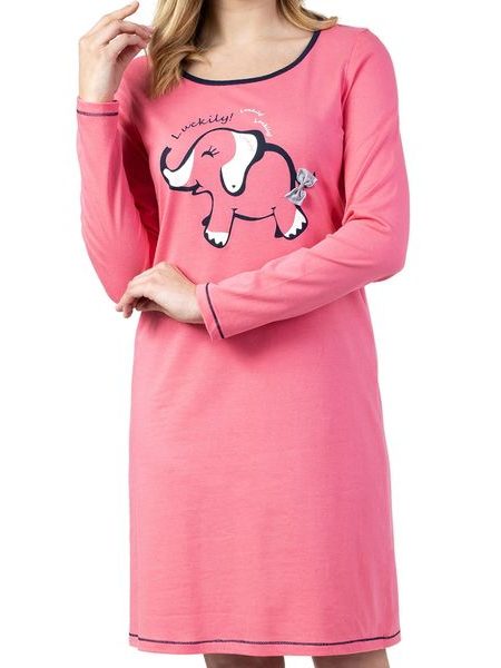 Dámská noční košilka 142 pink