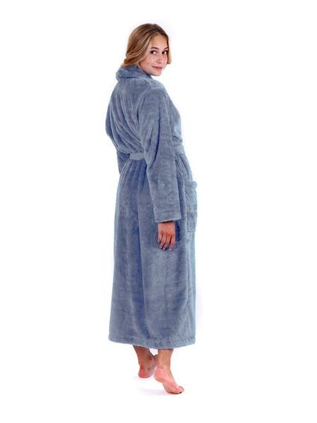 Dámský župan se šálovým límcem LILLY denim