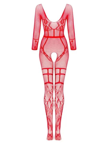 Bodystocking Lorna red
