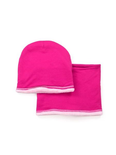 Zimní komplet fuchsiový