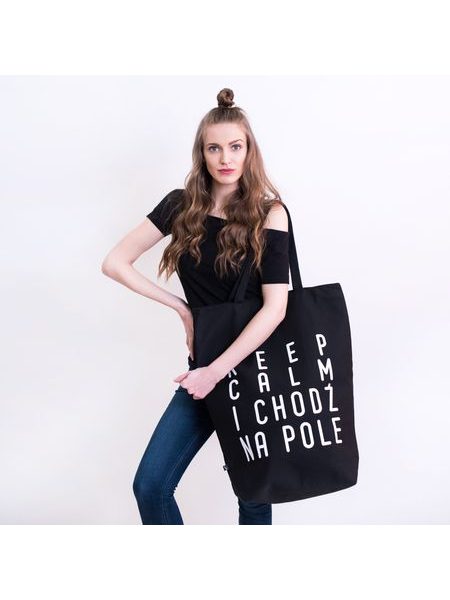 XXL Taška Keep calm černá