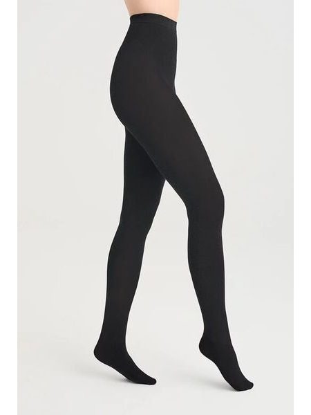 Vlněné punčocháče ARCTIC WOOL černé
