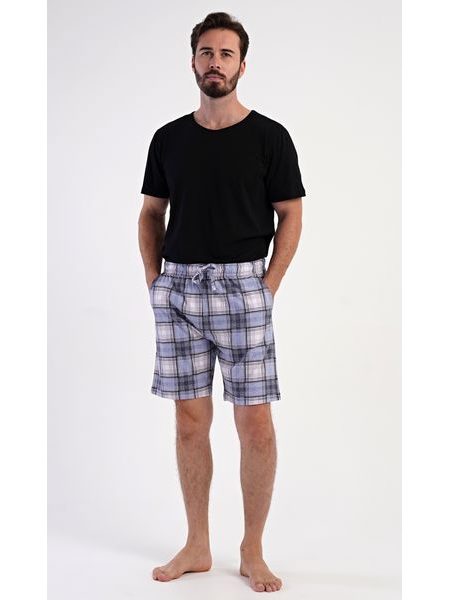 Pánské pyžamové šortky Radim - světle modrá
