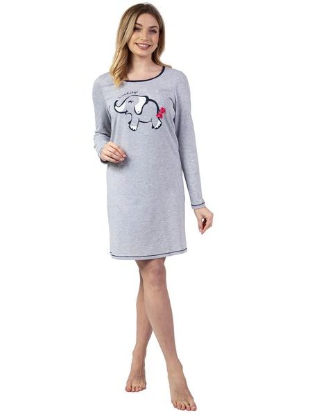 Dámská noční košilka 142 grey