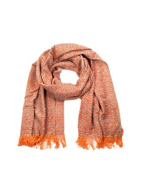 Velký šál v oranžových barvách