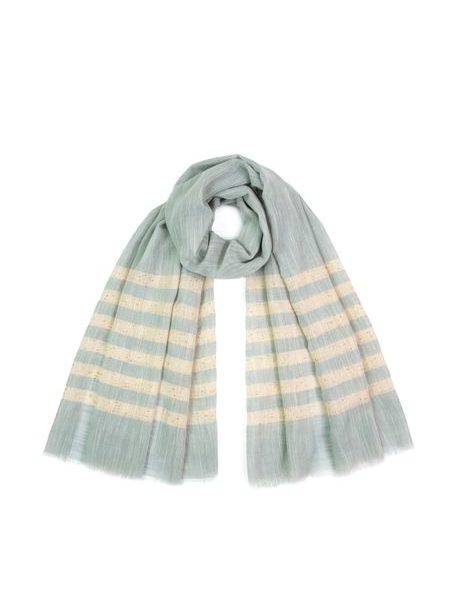 Šál Harper - modrozelená