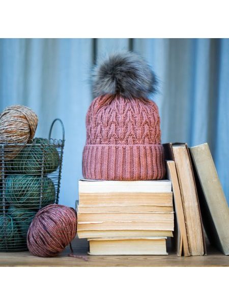 Čepice Zimní ráno béžová