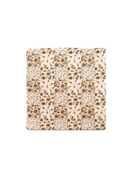 Bandana béžový šátek do vlasů s potiskem