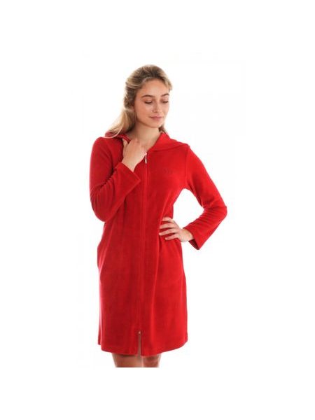 Dámský 3/4 župan s kapucí a dlouhým rukávem BARI Samba