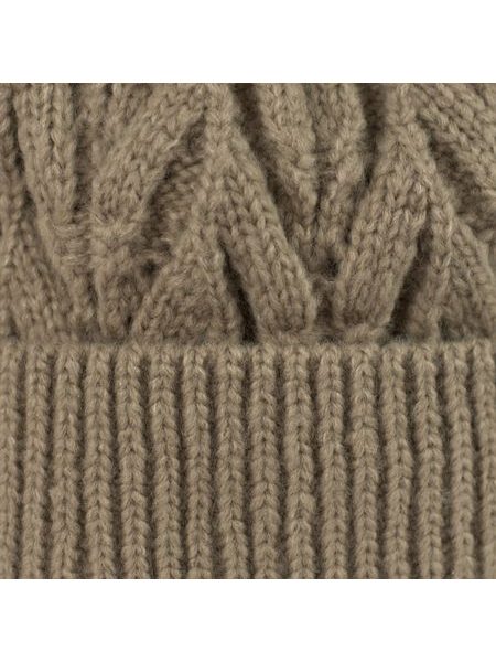 Sada pletené čepice a šály Lomnice starorůžová