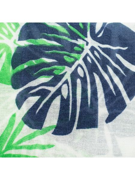 Šátek s motivem bílo-zelený