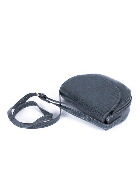 Crossbody kabelka Aligátor modrá