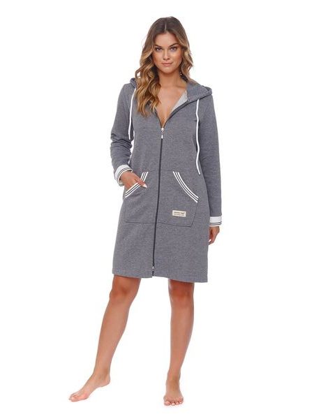 Dámský župan 4508 grey