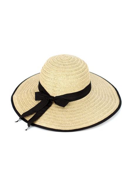 Lemovaný klobouk s mašlí