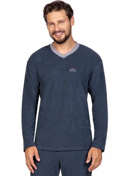 Pánské pyžamo 592 tmavě modré