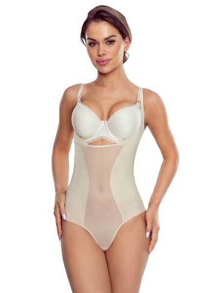Stahovací body Viliama béžové